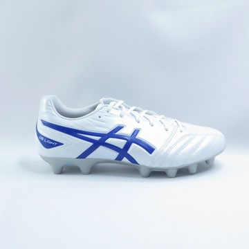 ASICS 1103A097100 DS LIGHT CLUB 男款 足球釘鞋 2E楦 白x藍【iSport愛運動】