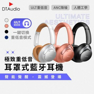 聆翔 極致重低音·耳罩式藍牙耳機｜降噪 藍芽耳機 復古 質感 無線耳機 有線耳機 全罩式耳機 電腦耳機