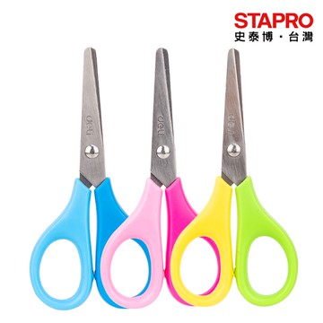 得力Deli 學生剪刀 ED60100 全長115mm 混色出貨｜史泰博