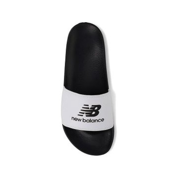 New Balance 男鞋 女鞋 白黑色 運動 輕量 舒適 拖鞋 SUF050W2