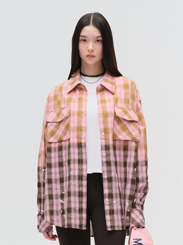 MMW BLECHED SHIRTS [pink]