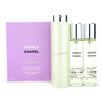 CHANEL 香奈兒 CHANCE 綠色氣息版女性行動淡香水3*20ml 優惠價:4280元｜岡山戀香水