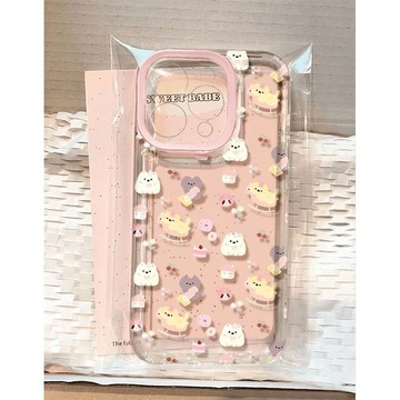 可愛小動物iPhone17promax手機殼蘋果16防摔11/12/13潮14創意15防摔