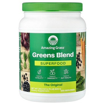 Amazing Grass, 綠色蔬菜混合物，SuperFood，1.76 磅（800 克）
