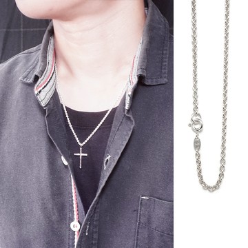 ART64 925純銀鍊子 經典圓圈鍊(2.5mm) 多款長度客製 男生項鍊 女生項鍊 長項鍊