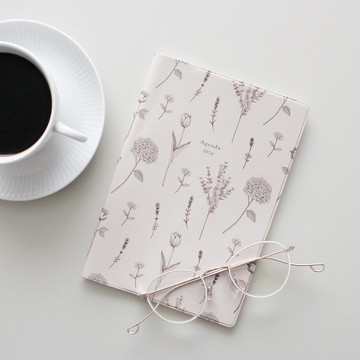 MATOKA 日誌 2026年版 2025年10月開始 B6 月曆 Botanical Specimen Blossom