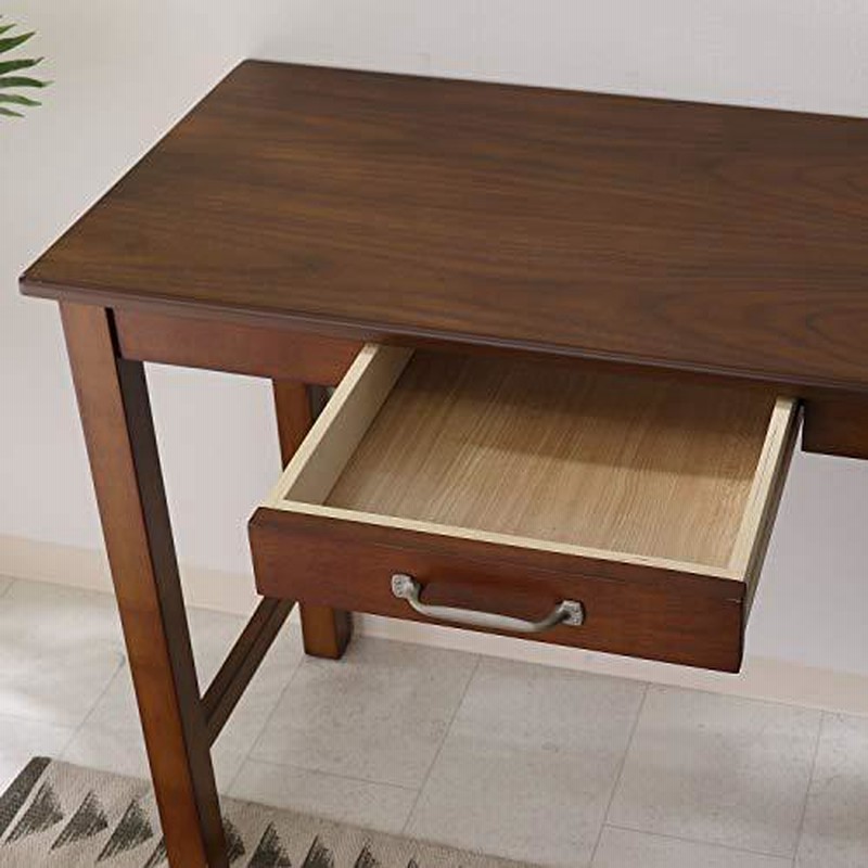 北欧風 デスク/マルチテーブル 【ミディアムブラウン】 幅90cm