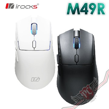 I-ROCKS 艾芮克 M49R 無線三模滑鼠 2.4G/藍牙5.0/有線 PC PARTY