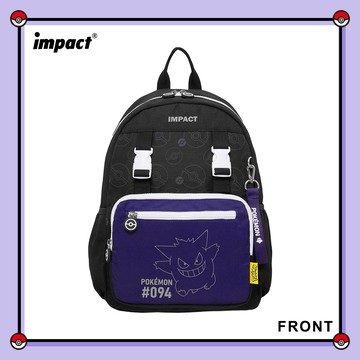 【IMPACT怡寶】兒童後背包寶可夢耿鬼(大)-黑色IMQPKM009BK 斜背包側背包
