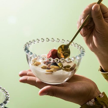 芋圓甜品碗精致網紅高顏值商用專用港式糖水麥片早餐酸奶碗帶勺子