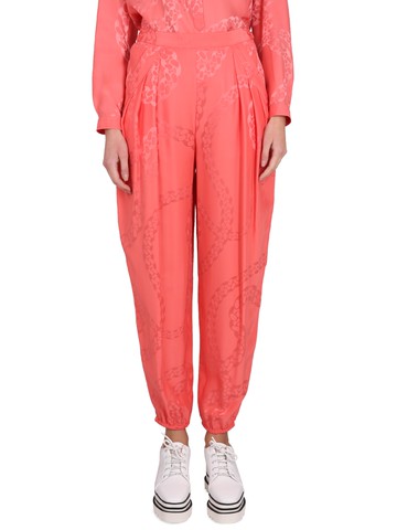 stella mccartney silk blend pants