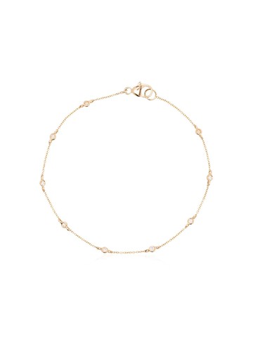 Dana Rebecca Designs - 14kt yellow gold Lulu Jack Single Bezel diamond bracelet - women - Diamond/14kt Gold - One Size