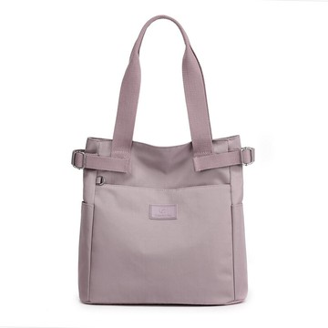 【巴黎精品】手提包帆布肩背包-托特包大容量通勤防潑水女包包8色a1ac48
