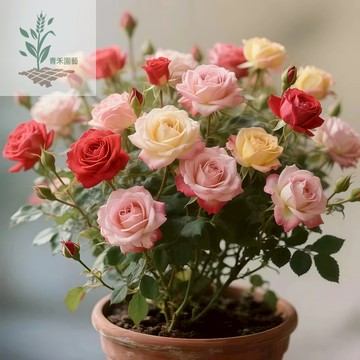 青禾園藝-矮化日式盆栽多款爬藤玫瑰種子 藤本月季 稀有爬藤薔薇種子 種子 花苗高產植物水培植物 室內植物