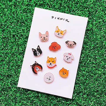 狗狗系列I 貼耳耳環 / 耳夾