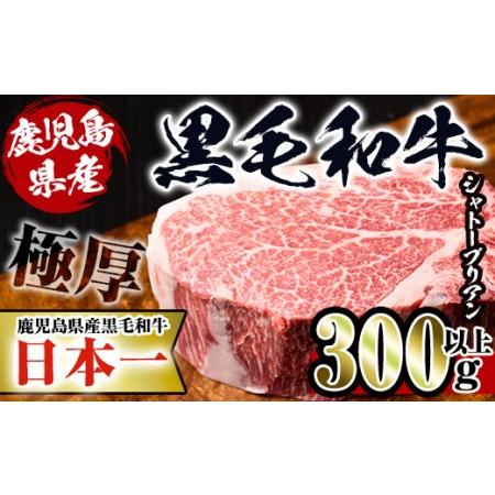 ふるさと納税 i216 鹿児島県産！黒毛和牛シャトーブリアン(300g以上)黒毛和牛肉4〜5等級品をお届け！国産牛肉だから安心安全！普段の食卓に贅.. 鹿児島県出水市