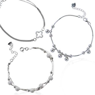 【JA-ME】千足銀許願流星手鍊(多款任選)