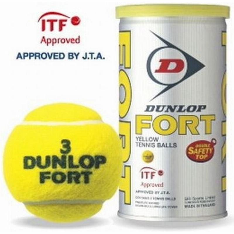 ダンロップ Dunlop 硬式テニスボール Fort フォート 2個入 1缶 2球 通販 Lineポイント最大0 5 Get Lineショッピング