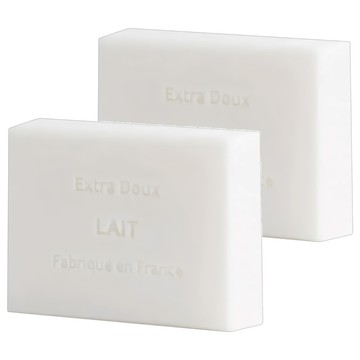 EVEiL 伊蓓爾 DMP普羅旺斯經典香水馬賽皂驢奶皂 2入組 溫和潔淨、香氛持久 給您帶來奢華沐浴體驗  100g  2個