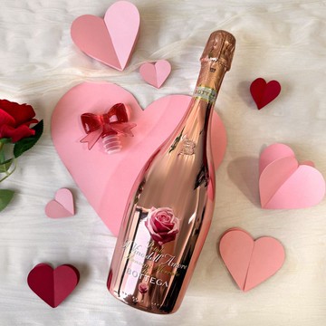 24h快速出貨|情人節禮物 文字雕刻香檳對杯禮盒 情侶週年紀念禮物