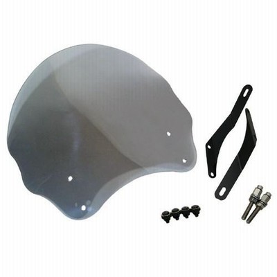WORLD WALK(ワールドウォーク) バイク 風防・スクリーン・バイザー オルタナティブスクリーン モンキー125用 ミドル スモーク スモーク ウインドスク