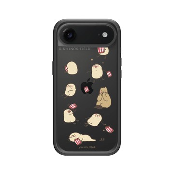 iPhone Air Mod NX -邊框背蓋組合 (相機按鈕) 黑 - 咻咻熊 XiuXiubear - 零食泥泥們