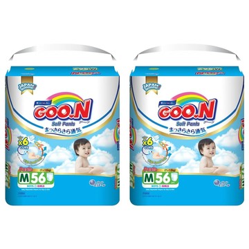 GOO.N 大王 輕薄舒爽 紙尿布 褲型 7~12kg  M  112片