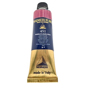 MaIMeRI 美利 PURO 油畫顏料 S6 MA-0012451 451 淺鈷紫羅蘭  40ml  1色