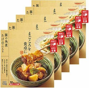 国分グループ本社 tabete まごころを食卓に 膳 豚の角煮 たけのこ入り 140g×5個 保存食・レトルトおかず・一人暮