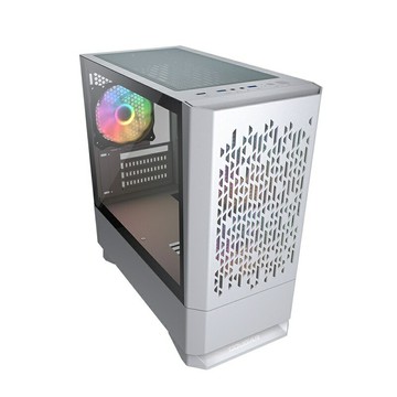 【享最高折300】COUGAR 美洲獅 MG140 AIR RGB 玻璃透側 迷你電腦機殼 白色