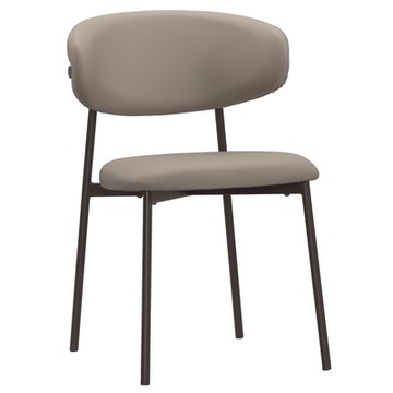 MUNA家居  哈利餐椅(皮)(五金腳)   51.5X55.5X76.5cm