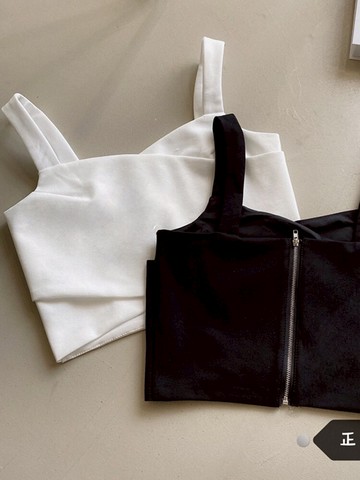 吊帶背心設計感小眾夏季抹胸網紅內搭外穿潮打底上衣甜辣妹風裹胸