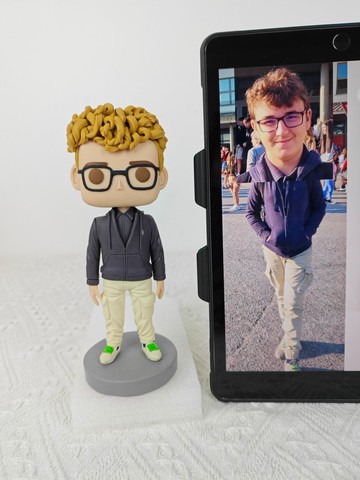 【客製化3D人像公仔】訂製手工Funko Pop男生朋友老公生日禮物