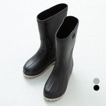 BASE ALPHA ESSENTIALS EVA 輕量長筒工作雨鞋  黑色  26cm