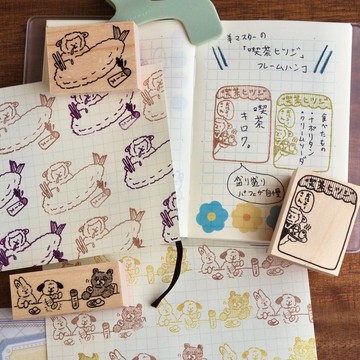 喫茶ヒツジ 手帳印章系列，營造喫茶店氛圍