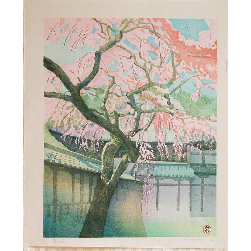 壬生川純一 木版画 春の色 ーJunichi Mibugawa Spring colorー | LINE 