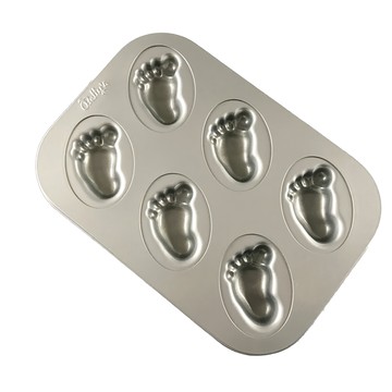 Betty's 焙蒂絲 6連腳丫子烤盤 BP7004  265 x 185mm  1個