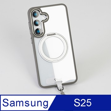 Moxbii【YOI系列】 三星Samsung (For Galaxy S25) 旋轉磁吸支架+掛片 保護殼