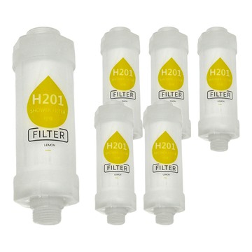 香氛淨水器 檸檬 H2O1 Shower Filter 除氯美膚 含維他命C和十種不同香精油  6個