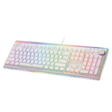 【i-Rocks 艾芮克】K71M RGB 背光 機械式鍵盤 (白)