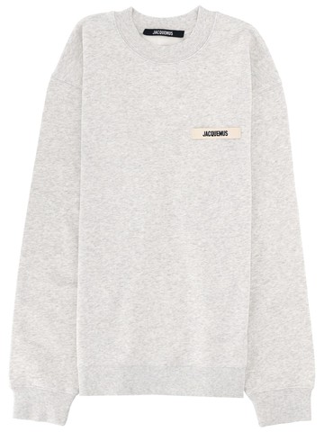 jacquemus grosgrain logo sweatshirt