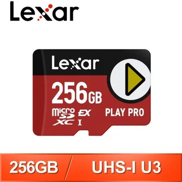 Lexar 雷克沙 PLAY PRO MicroSDXC Express 256G 超高速記憶卡