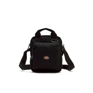 Dickies男女款黑色品牌Logo織標多收納設計輕巧耐用側肩小包|DK0A4X7RBLK