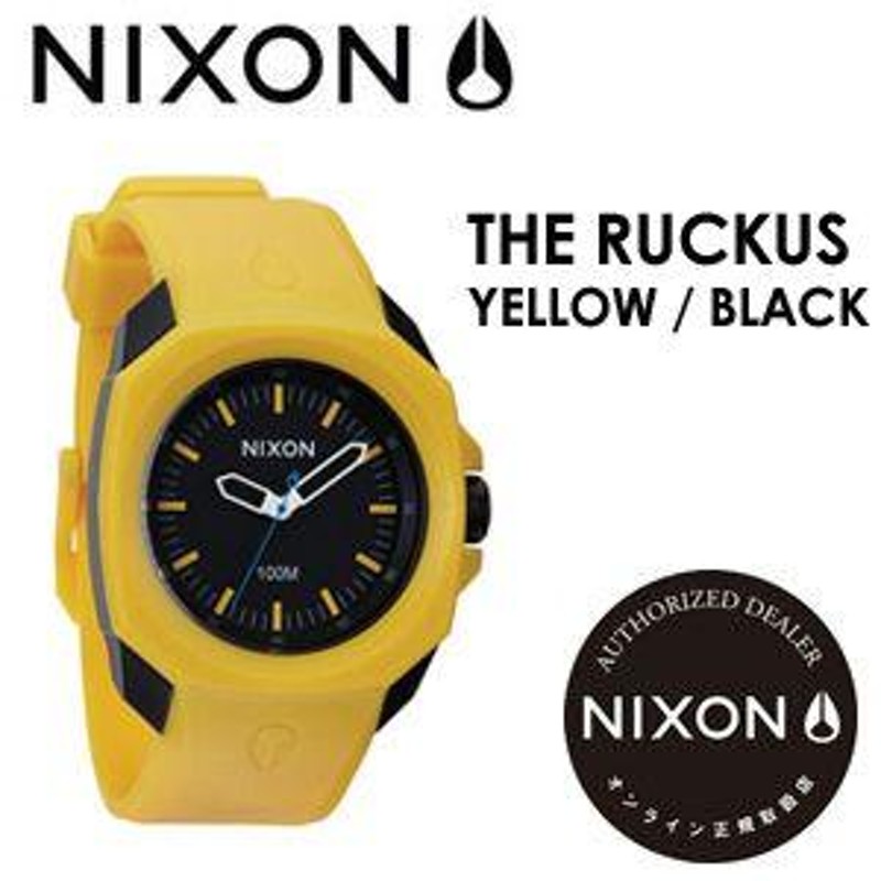 NIXON ニクソン 腕時計 正規取扱店/THE RUCKUS-YELLOW/BLACK