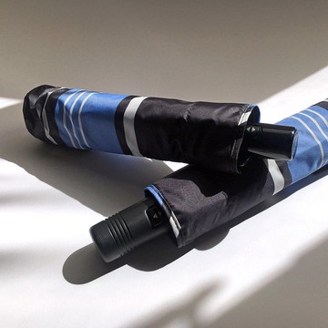 超輕防風抗UV自動傘 - 海軍風