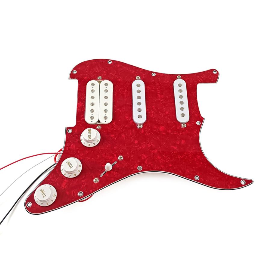 Prewired Guitar Pick Guards Loaded Single Coil Pickups for Electric Guitar Scratch Plate Preloaded SSH Guitar Pickups SSH Pickups Guitar Pickups Set P
