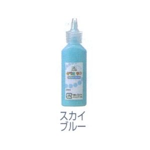 ガラス用 アクリル絵具 ガラス絵具 グラスデコ 単色 22ml スカイブルー ガラスアート