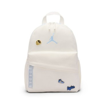胖達 ) NIKE JORDAN 刺繡 徽章 兒童 雙肩包 後背包 IW1548-133 白藍