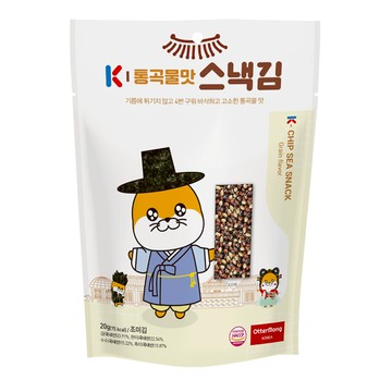 美味福韓國OM海苔夾心20g-穀物風味