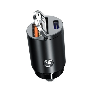 氮化鎵GaN快充器 迷你車載充電器 45W 車用 車充 Type-C 快充 快充頭 PD車充 QC車充 USB車充頭